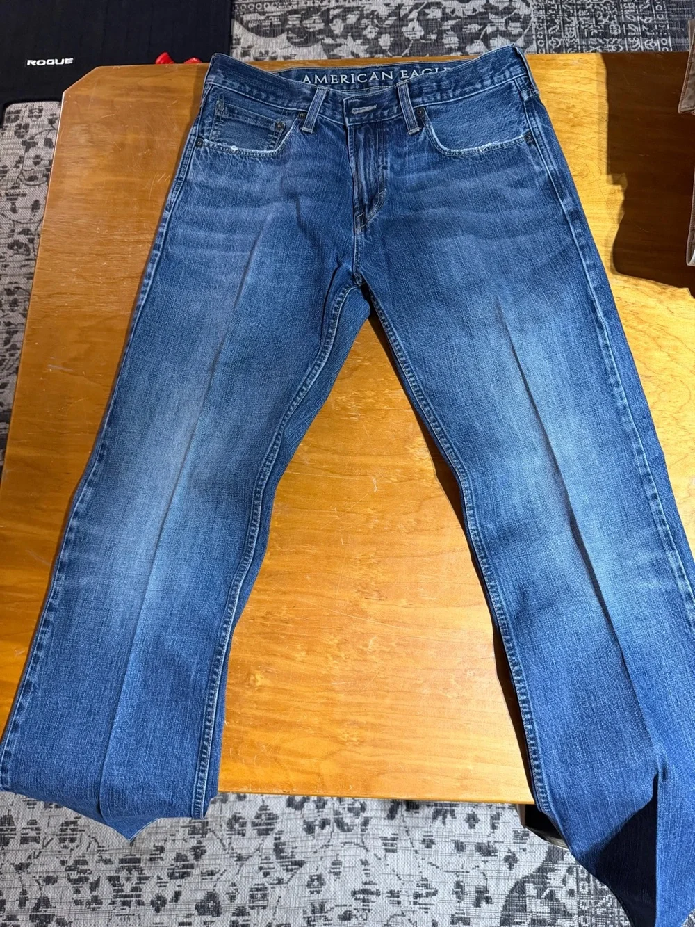American Eagle Outfitters Men's Blue Bootcut Jeans 32x34